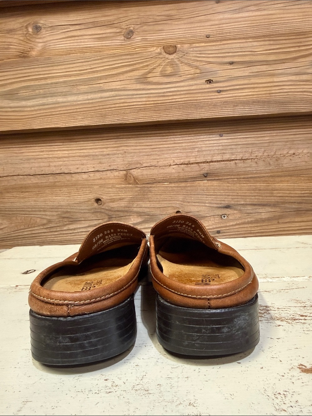 Bass Weejuns ‘Peggy’ Penny Mules - Picture 5 of 10